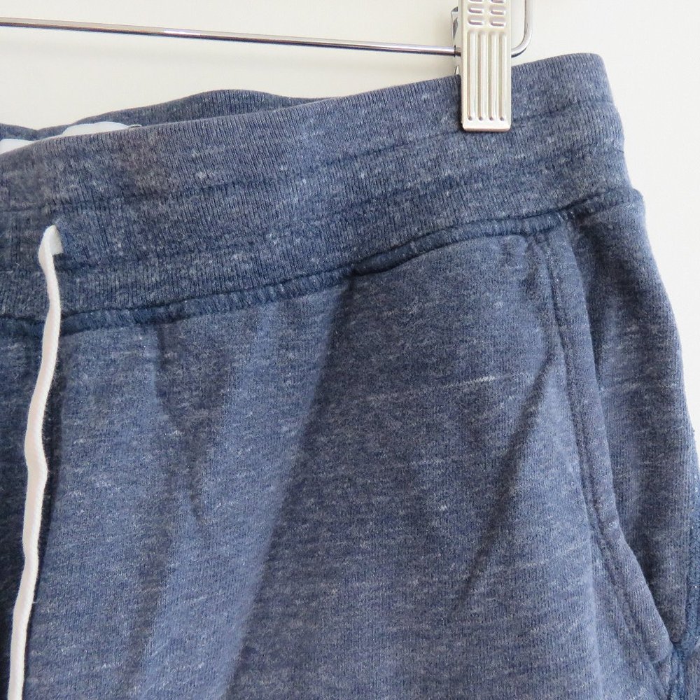 REIGNING CHAMP Heathered Blue Midweight Terry Sweat Short - Size M - Picture 5 of 13